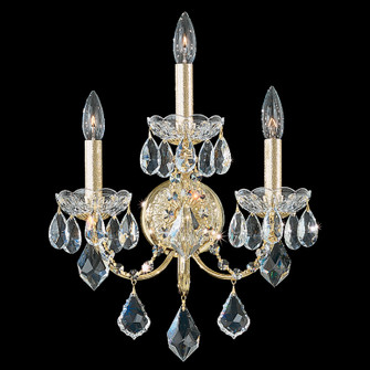Century Three Light Wall Sconce in French Gold (53|1703-26)