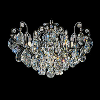 Renaissance Eight Light Semi-Flush Mount in Black (53|3785-51)