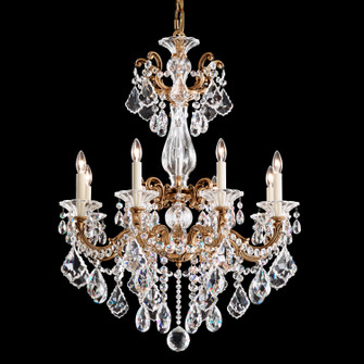 La Scala Eight Light Chandelier in Florentine Bronze (53|5007-83S)