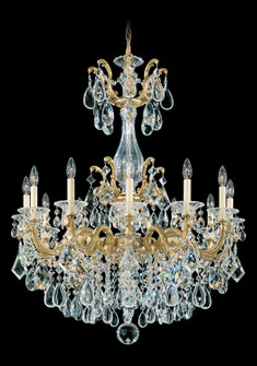 La Scala 12 Light Chandelier in Parchment Gold (53|5011-27)