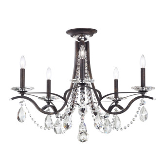 Vesca Five Light Semi-Flush Mount in Antique Silver (53|VA8312N-48H)
