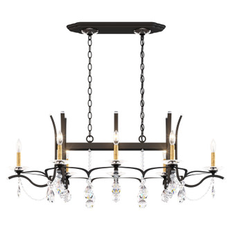 Vesca Eight Light Chandelier in Black (53|VA8435N-51H)