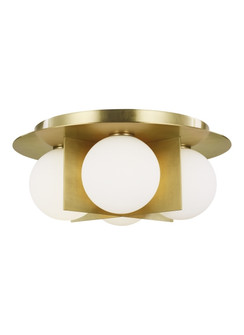 Orbel LED Flush Mount in Aged Brass (182|700FMOBLR)