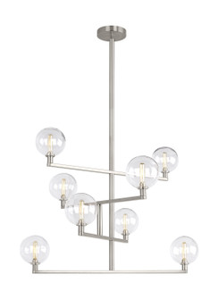 Gambit LED Chandelier in Satin Nickel (182|700GMBCS-LED927)