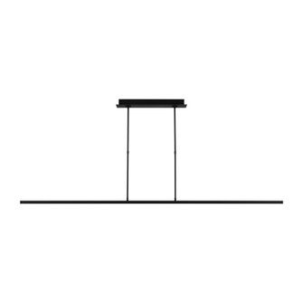 Stagger LED Linear Suspension in Nightshade Black (182|700LSSTG72B-LED927)