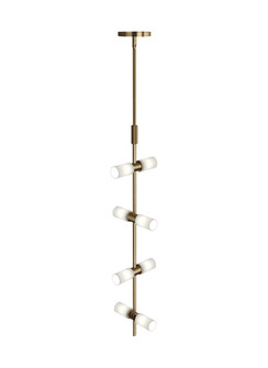 ModernRail LED Pendant in Aged Brass (182|700MDP3CRS)