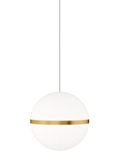 Hanea One Light Pendant in Natural Brass (182|700MOHNENB)