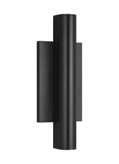 Chara LED Outdoor Wall Lantern in Black (182|700OWCHA93012BUDUNVS)