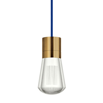 Alva LED Pendant in Aged Brass (182|700TDALVPMCUR-LEDWD)