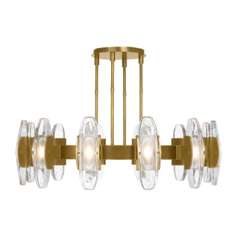 Wythe LED Chandelier in Plated Brass (182|700WYT12BR-LED927)