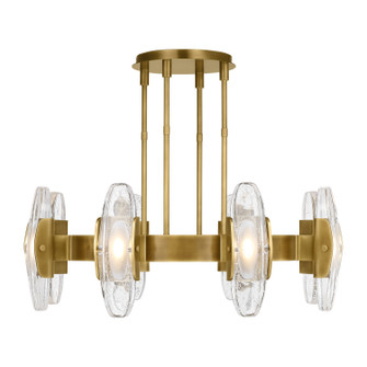 Wythe LED Chandelier in Plated Brass (182|700WYT8BR-LED927)