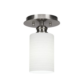 Edge One Light Semi-Flush Mount in Brushed Nickel (200|1160-BN-4061)