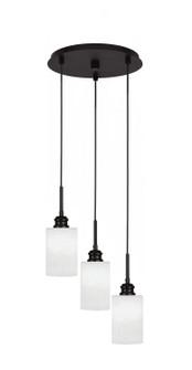 Edge Three Light Cluster Pendalier in Espresso (200|1173-ES-310)