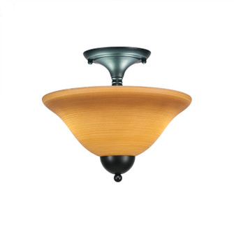 Any Two Light Semi-Flush Mount in Matte Black (200|120-MB-624)
