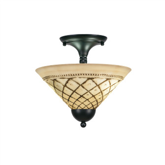 Any Two Light Semi-Flush Mount in Matte Black (200|120-MB-7182)