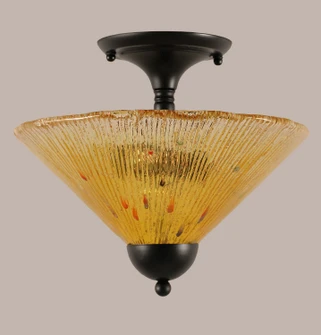 Any Two Light Semi-Flush Mount in Matte Black (200|120-MB-774)