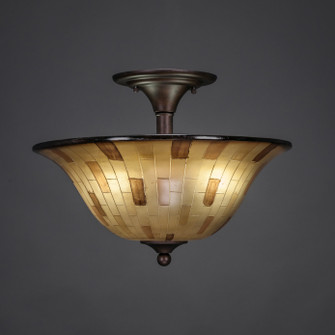 Any Two Light Semi-Flush Mount in Bronze (200|121-BRZ-708)