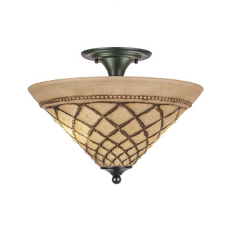 Any Two Light Semi-Flush Mount in Matte Black (200|121-MB-718)