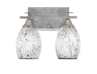 Uptowne Two Light Bath Bar in Aged Silver (200|132-AS-4165)
