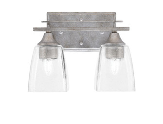 Uptowne Two Light Bath Bar in Aged Silver (200|132-AS-461)