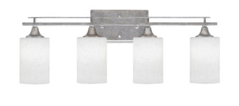 Uptowne Four Light Bath Bar in Aged Silver (200|134-AS-310)