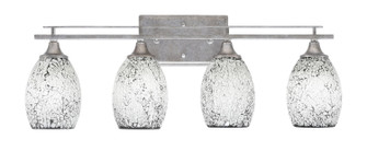 Uptowne Four Light Bath Bar in Aged Silver (200|134-AS-4165)