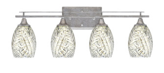 Uptowne Four Light Bath Bar in Aged Silver (200|134-AS-5054)