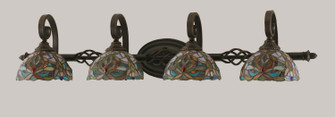 Eleganté Four Light Bath Bar in Dark Granite (200|164-DG-9905)