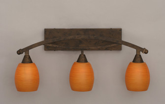 Bow Three Light Bath Bar in Bronze (200|173-BRZ-625)