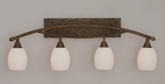 Bow Four Light Bath Bar in Bronze (200|174-BRZ-615)