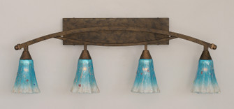 Bow Four Light Bath Bar in Bronze (200|174-BRZ-725)