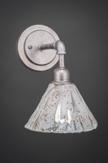 Vintage One Light Wall Sconce in Aged Silver (200|181-AS-7195)