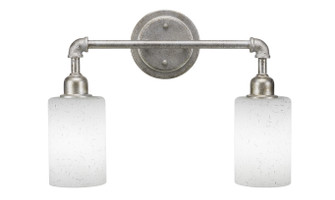 Vintage Two Light Bath Bar in Aged Silver (200|182-AS-310)