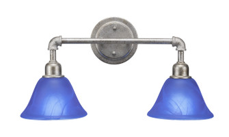 Vintage Two Light Bath Bar in Aged Silver (200|182-AS-4155)