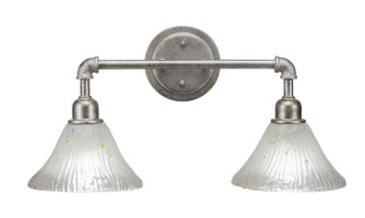 Vintage Two Light Bath Bar in Aged Silver (200|182-AS-751)