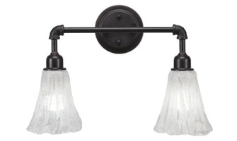 Vintage Two Light Bath Bar in Dark Granite (200|182-DG-729)