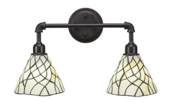 Vintage Two Light Bath Bar in Dark Granite (200|182-DG-9115)