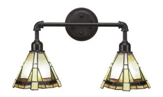 Vintage Two Light Bath Bar in Dark Granite (200|182-DG-9345)