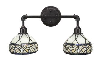 Vintage Two Light Bath Bar in Dark Granite (200|182-DG-9485)