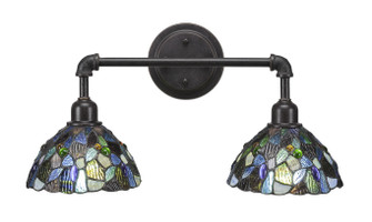 Vintage Two Light Bath Bar in Dark Granite (200|182-DG-9955)