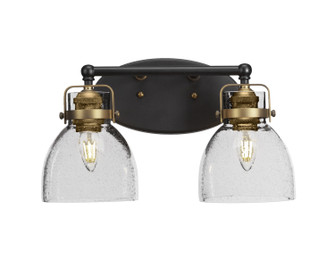 Easton Two Light Bath Bar in Matte Black & Brass (200|1932-MBBR-4110)