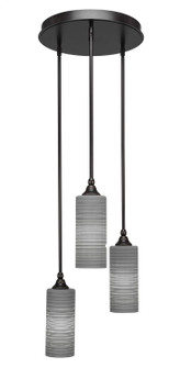 Empire Three Light Cluster Pendalier in Dark Granite (200|2143-DG-4092)