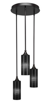 Empire Three Light Cluster Pendalier in Dark Granite (200|2143-DG-4099)