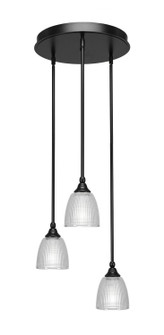 Empire Three Light Cluster Pendalier in Matte Black (200|2143-MB-500)