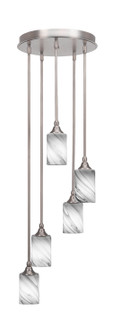 Empire Five Light Pendalier in Brushed Nickel (200|2145-BN-3009)