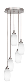 Empire Five Light Pendalier in Brushed Nickel (200|2145-BN-4041)