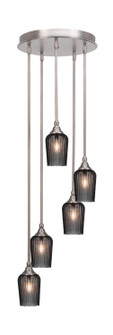 Empire Five Light Pendalier in Brushed Nickel (200|2145-BN-4252)