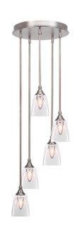 Empire Five Light Pendalier in Brushed Nickel (200|2145-BN-461)