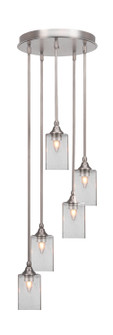 Empire Five Light Pendalier in Brushed Nickel (200|2145-BN-530)