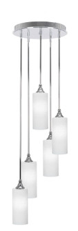 Empire Five Light Pendalier in Chrome (200|2145-CH-4091)